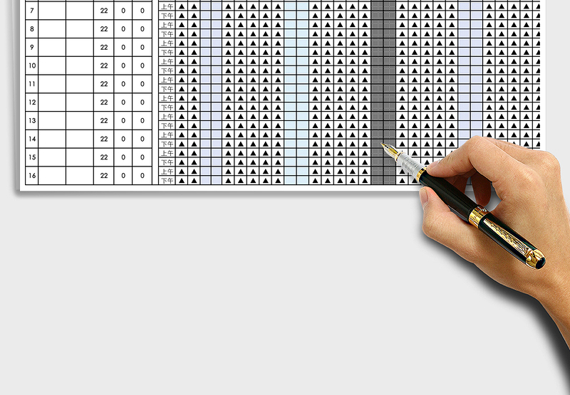 2025年绩效考勤表