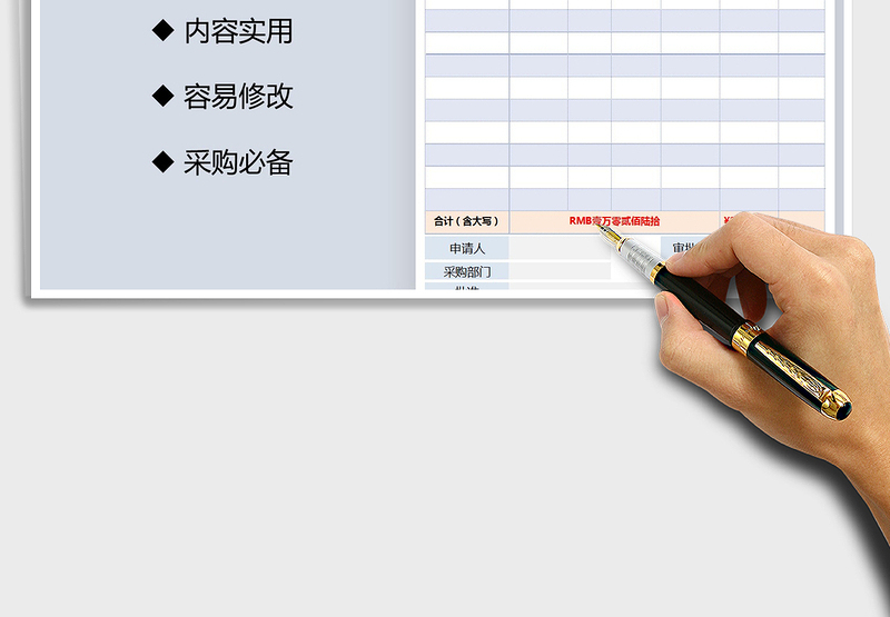 2025年药品采购申请单模板