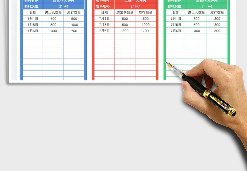 2025通用仓储管理必备仓位卡