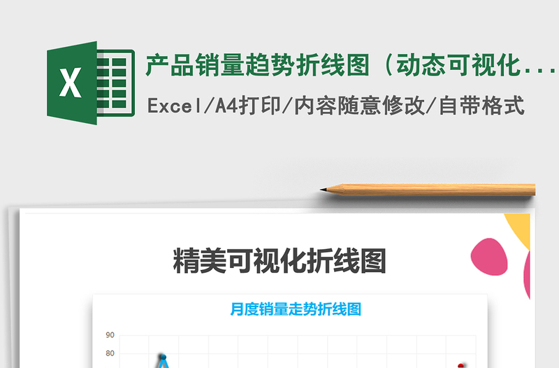 2024年产品销量趋势折线图（动态可视化）