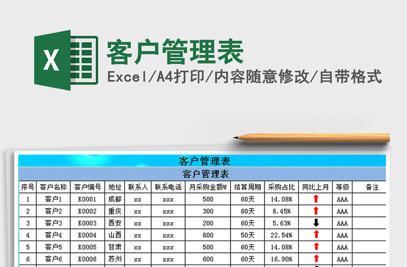 2025年客户管理表