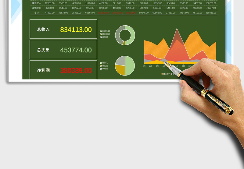 2025年年终财务报表（可视化）