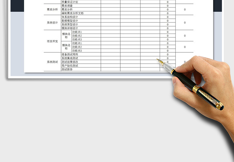 2024年软件开发项目预算表免费下载