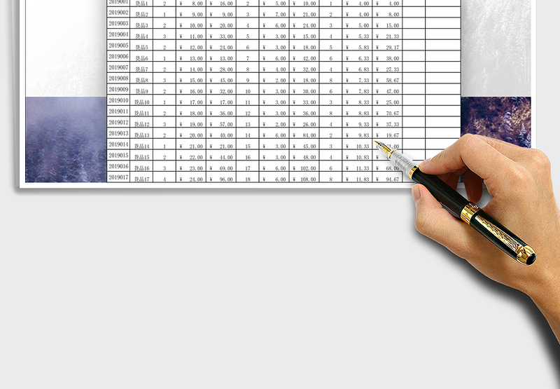 2025年货品销售季度报表（新建版）