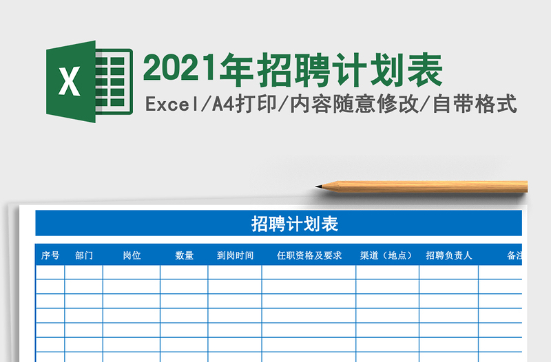 2025年招聘计划表