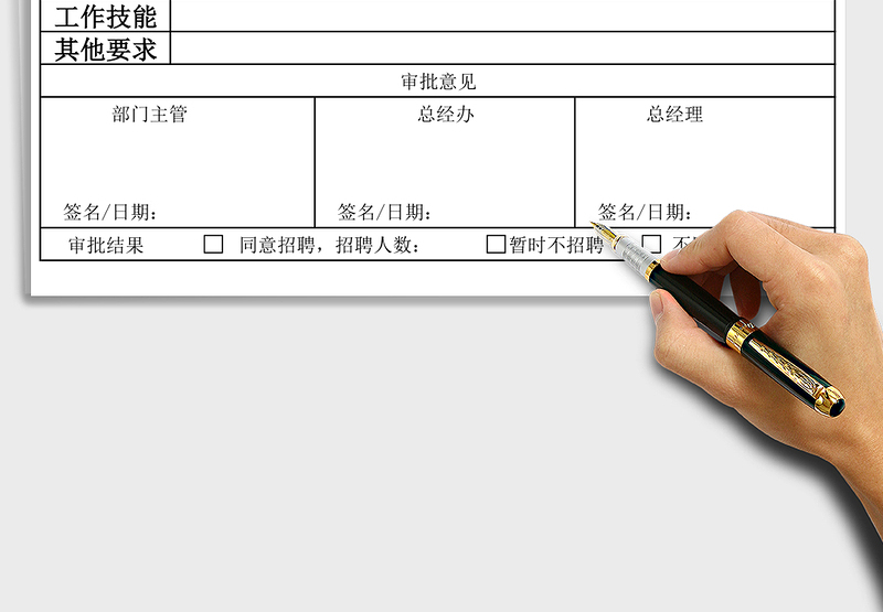 2025年人力资源需求表