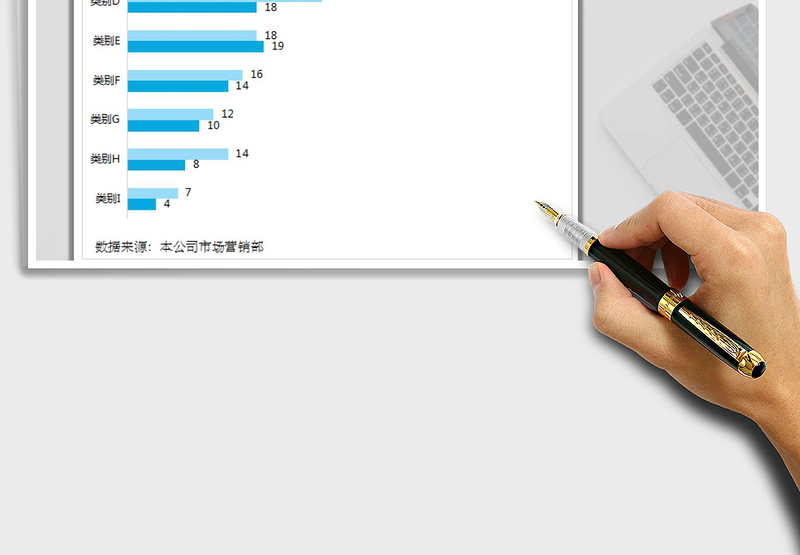 2025年年中总结-不同产品销售对比条形图免费下载