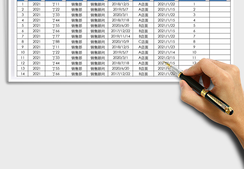 2025年部门销售人员业绩统计表