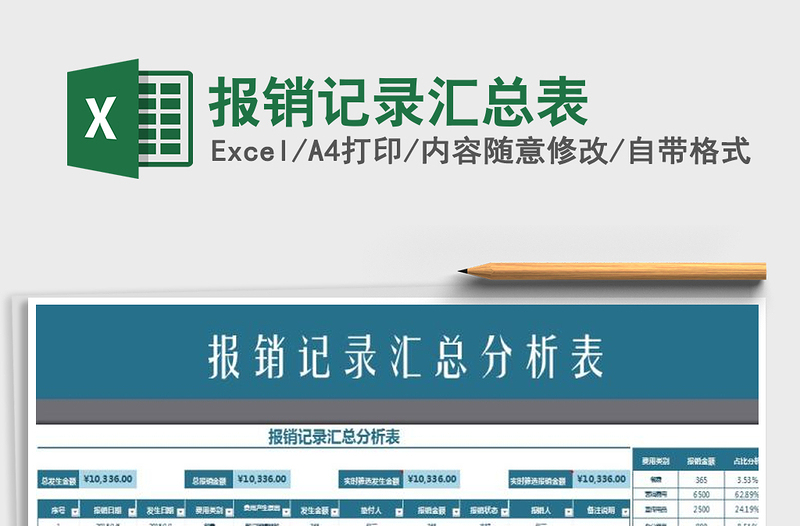 2024年报销记录汇总表