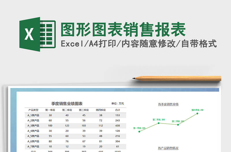 2025年图形图表销售报表免费下载