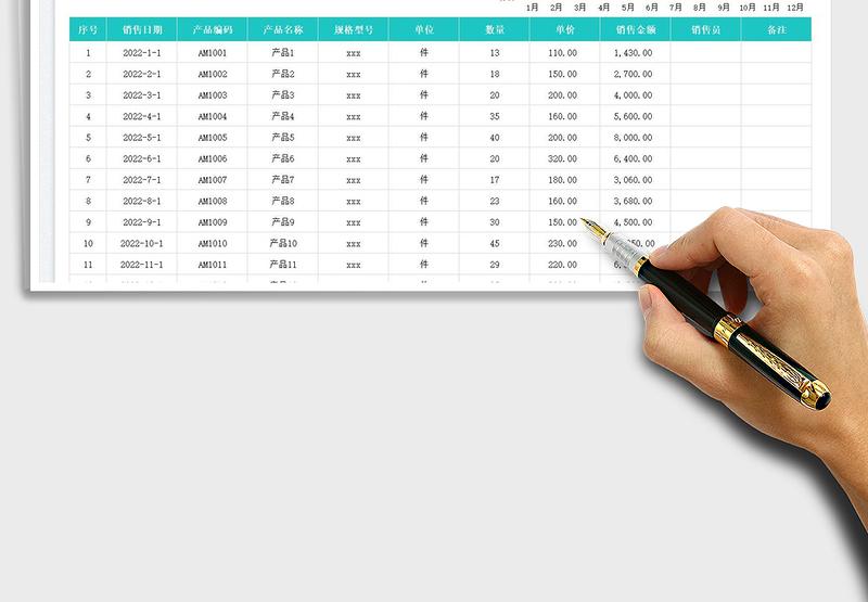 2025每日销售登记管理表