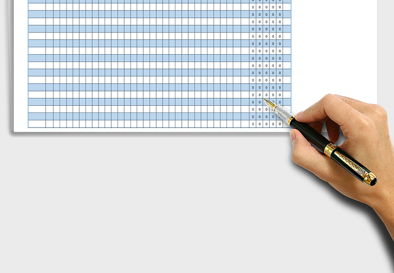 2025年考勤表（日期自动更新-自动统计）