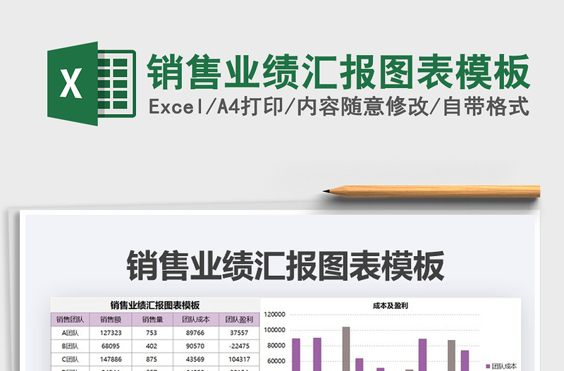 2025年销售业绩汇报图表模板