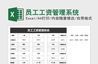 员工工资管理系统下载excel表格下载