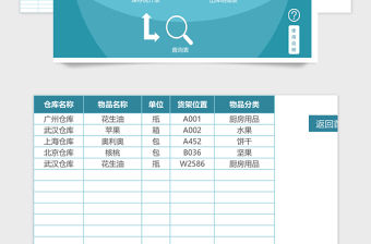 出入库管理系统下载excel模板