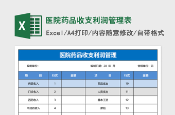 2025管理药品excel表格图片大全