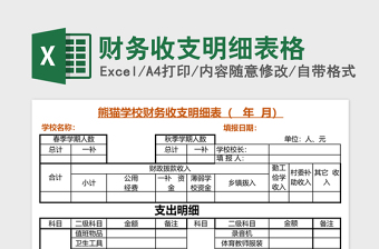 2025财务收据大全excel表格