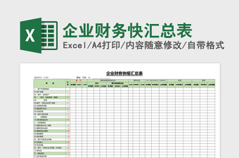 2025财务excel表格大全汇总