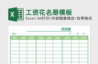 2025工资花名册excel表格模板