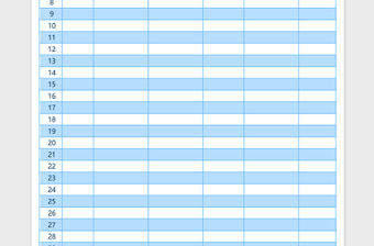 2025月份工资签收登记表excel表格模板