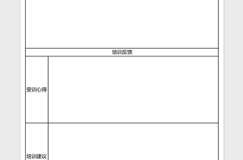 2025企业公式员工培训报告Excel表格