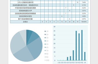 带公式自动图表化问卷调查设计表excel模板