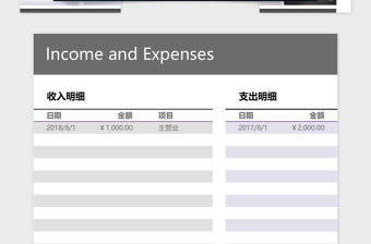 记账本财务收支盈利记录表管理系统免费下载