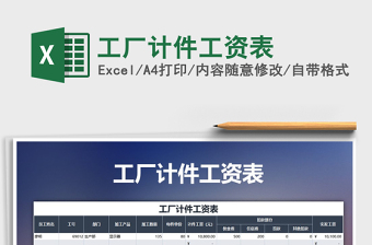 2025excel表格模板大全工厂