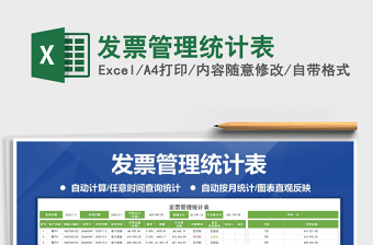 2024年发票管理统计表