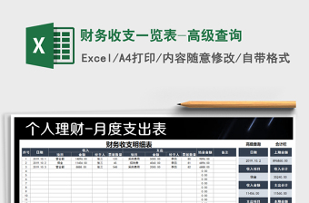 2025高级财务excel表格大全