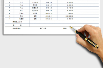 2025年公司财务出纳收支表（自动计算）