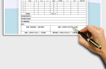 2025年供货请购单