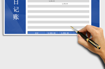 2025年现金日记账（收支记录表自动公式计算提醒）