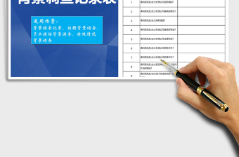 2025年背景调查记录表