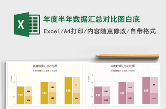 2025年年度半年数据汇总对比图白底