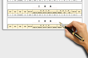 2025年工资条模板（医院用）