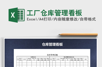 2025工厂仓库excel表格图片大全