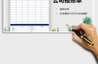 2024年公司报账单(报销单)