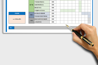 2024年开发项目排期表免费下载