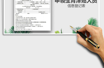 2024年生育津贴人员信息登记表（新）