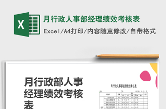 2025人事经理的excel表格大全