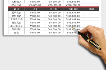 2025年出纳报表（带函数）