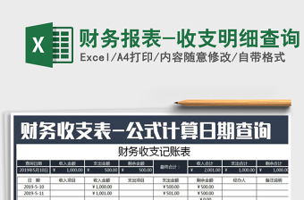 2025年财务报表-收支明细查询