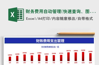 2025年财务费用自动管理(快速查询、图表直观展示、鲜明特价)