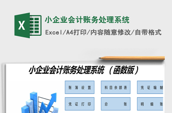 2024年小企业会计账务处理系统免费下载