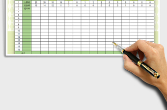 2025年员工考勤汇总表