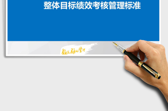 2024年公司整体目标绩效考核管理标准