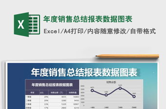 年度销售总结报表数据图表