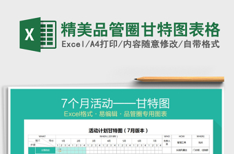 2024excel精美表格模板大全