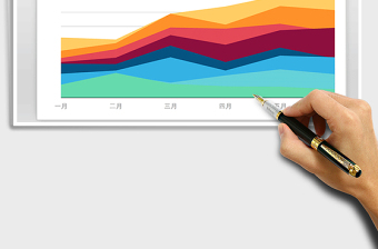 2025年鲜色多彩系列图表之面积图